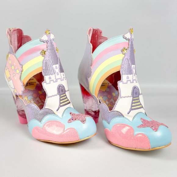 Irregular Choice x Sanrio Smiling Down At You Little Twin Stars Heels – Size 38 - Picture 4 of 10
